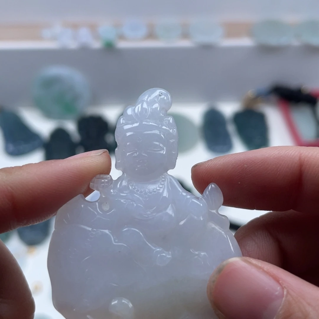 翡翠未镶嵌颈饰天然翡翠