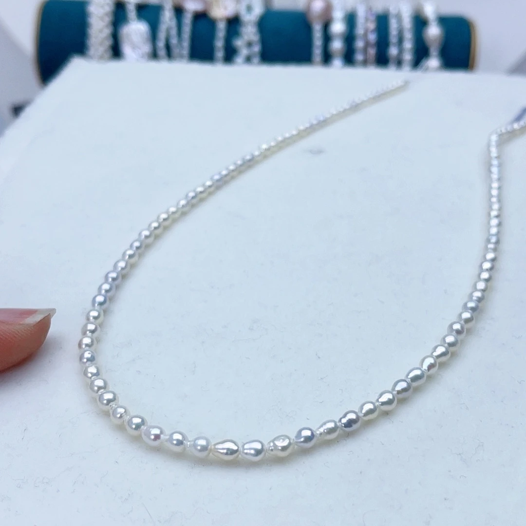 银S925镶嵌手链淡水珍珠?****?