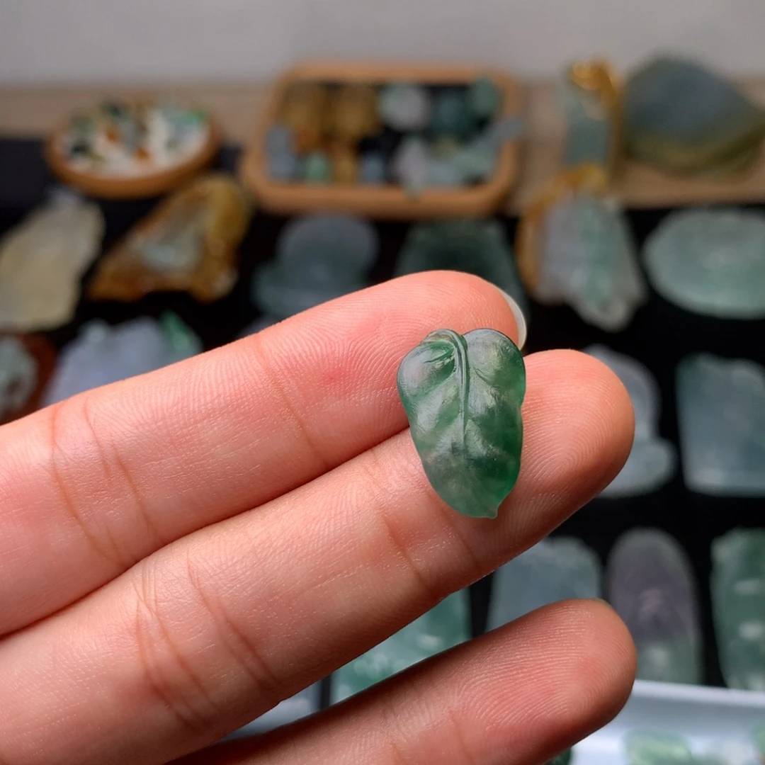 定制翡翠未镶嵌目*叶子