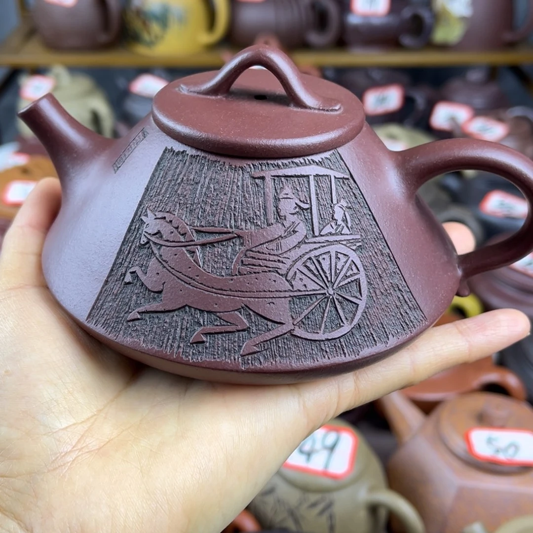 紫砂茶壶宜兴紫砂壶微瑕划痕
