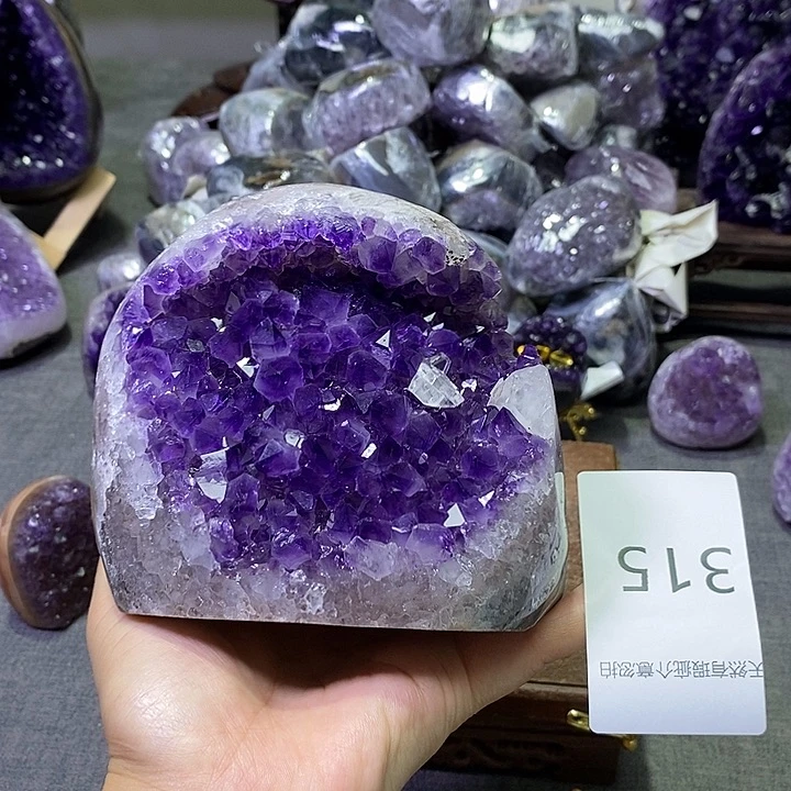 未镶嵌珠宝半成品紫晶