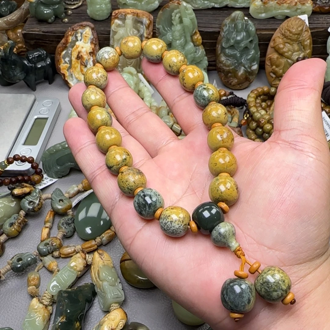 岫岩河磨玉（透闪石质玉）未镶嵌珠宝奇石