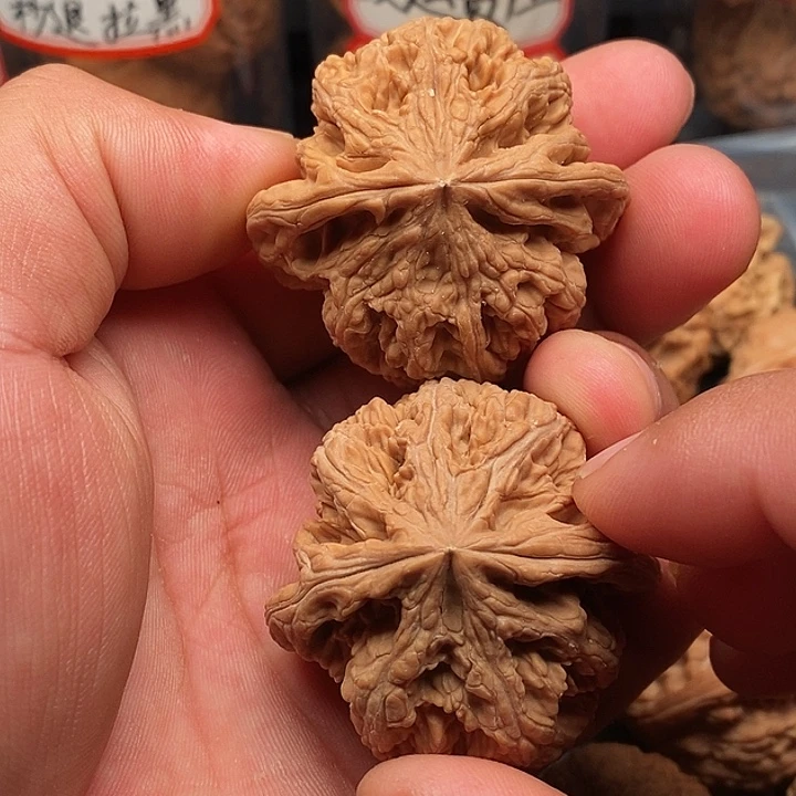 文玩核桃把件粗筋45