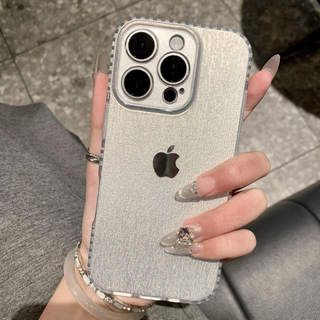 高级感纹理个性适用iPhone16手机壳苹果15pro创意14小众13简约女