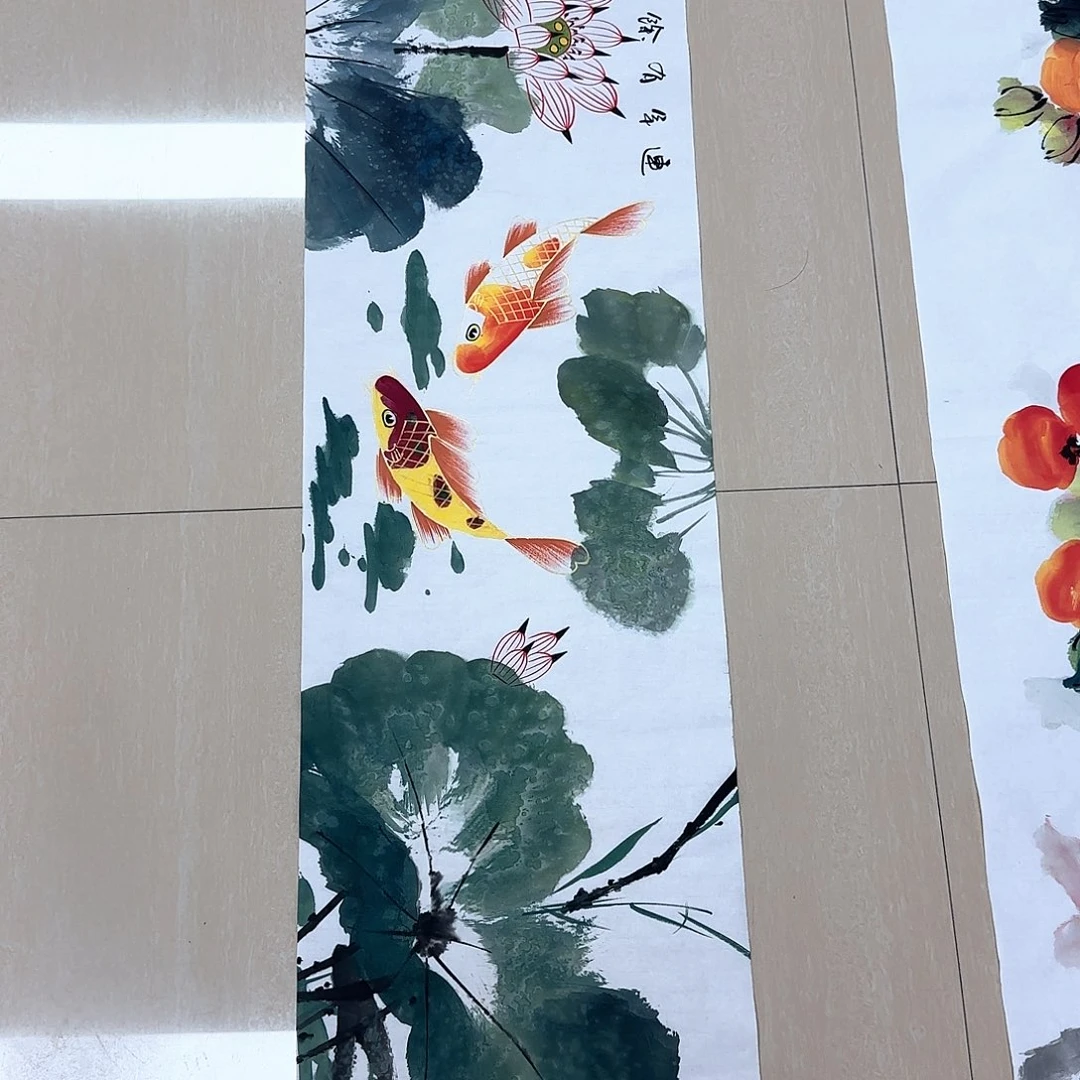 国画国画作品展。国画