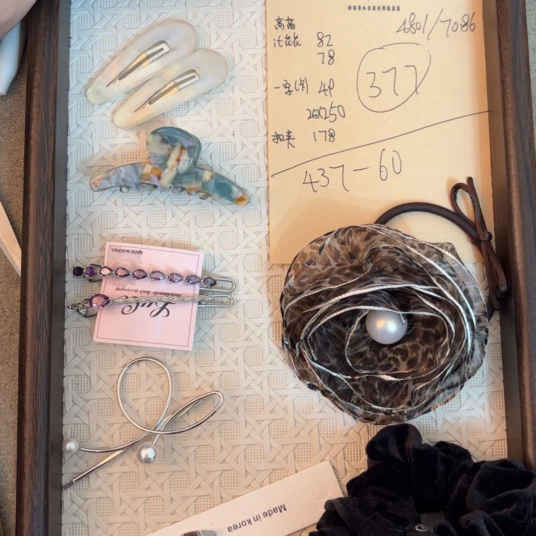 高****布艺铁合金泡菜秋冬新款发饰no退换