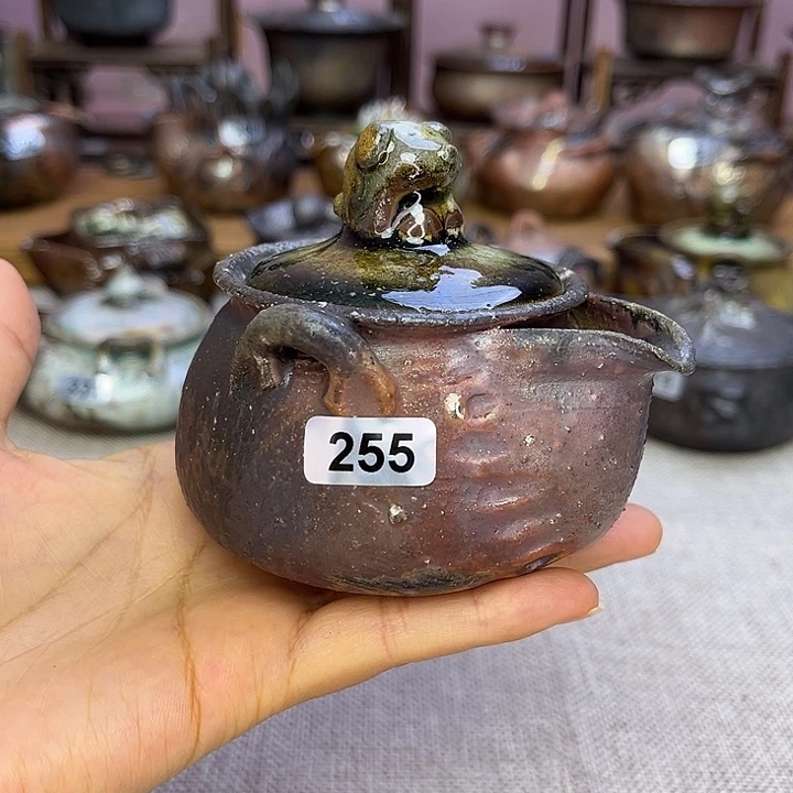 裸柴烧陶瓷手工茶器