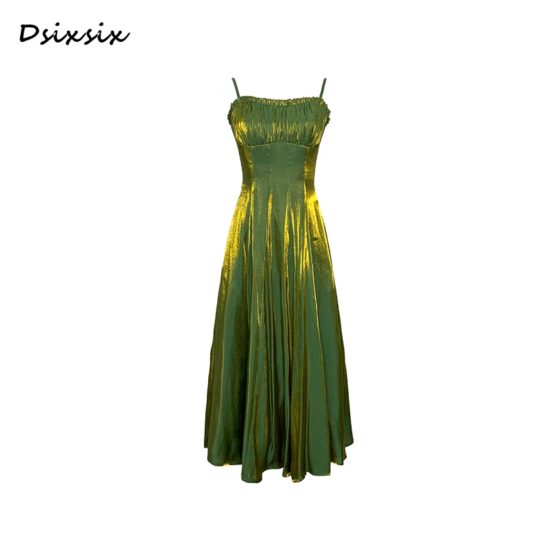 Yeah Me-【极光森林】原创设计时尚显瘦收腰连衣裙-3V353G