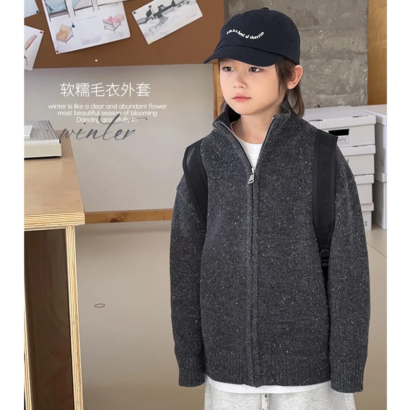 现货【星空毛衣】源源家童装男童针织衫儿童冬季毛衣上衣洋气冬2