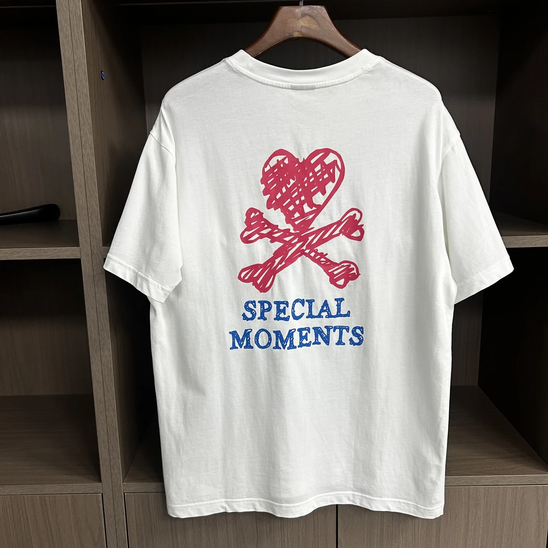 TOK男女同款涂鹈寬松炬粙T恤TA22U173A