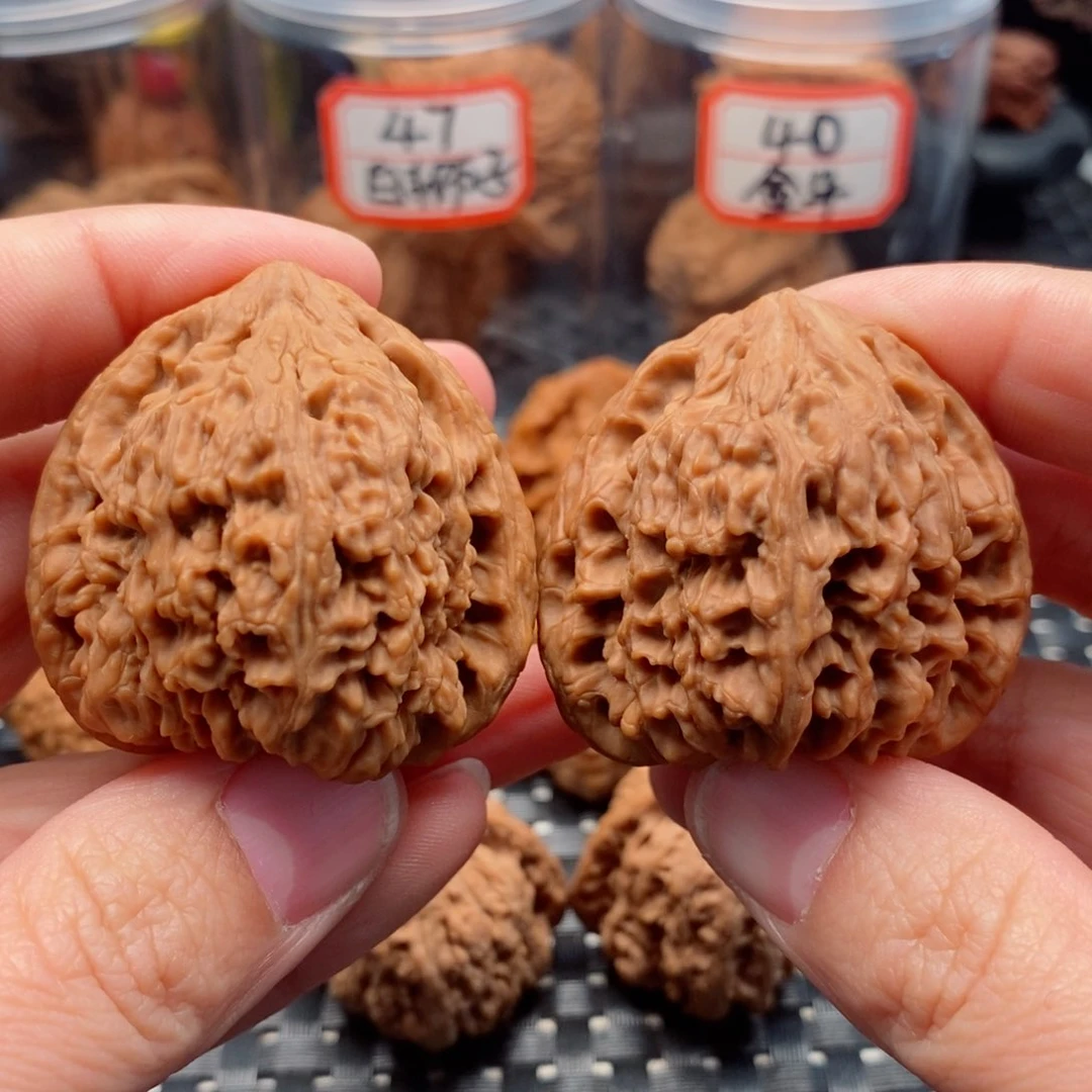 吊坠文玩核桃九*42南疆石全品
