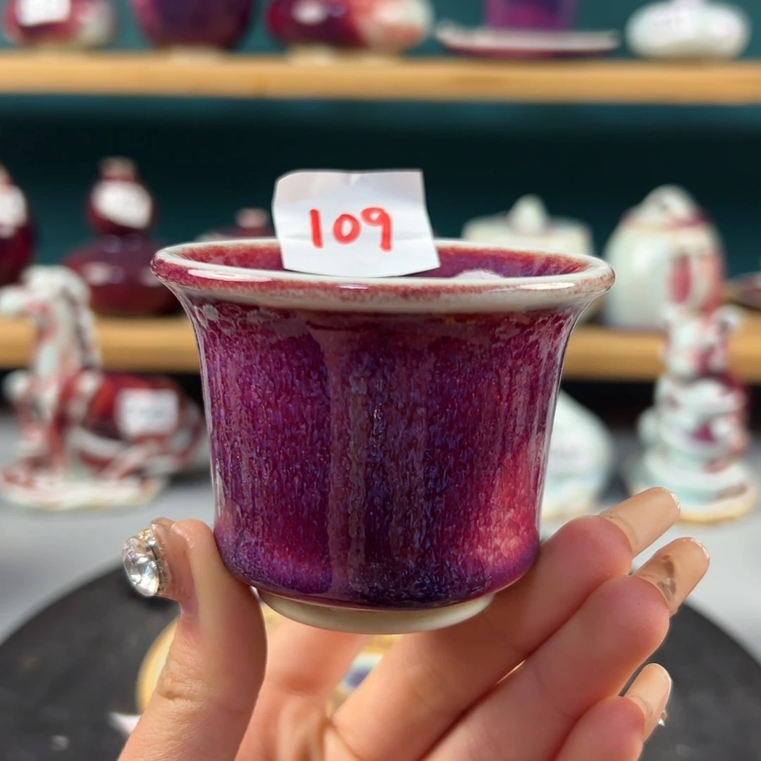 瓷片全品无暇主人杯纯手工