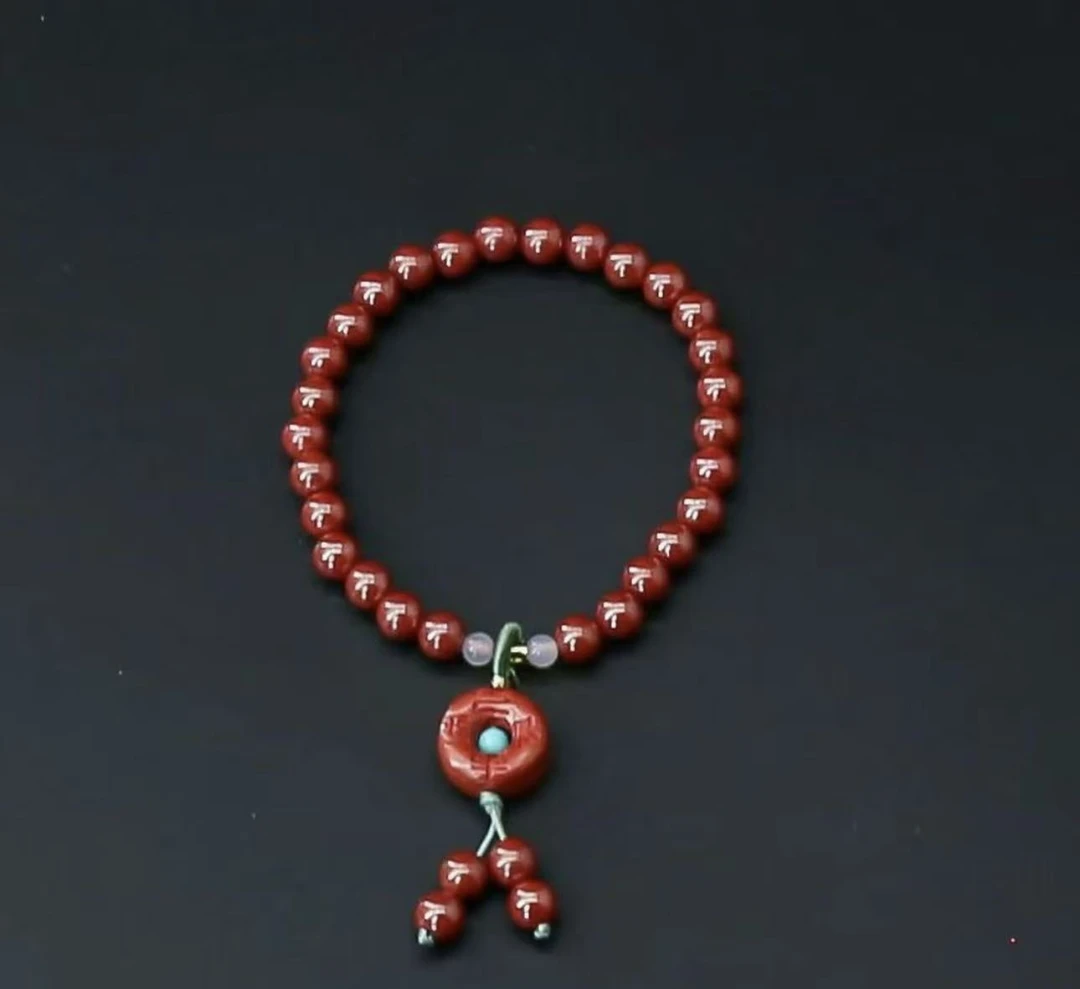 含辰砂工艺品 含辰砂工艺品AD373朱砂饰品（无礼盒）