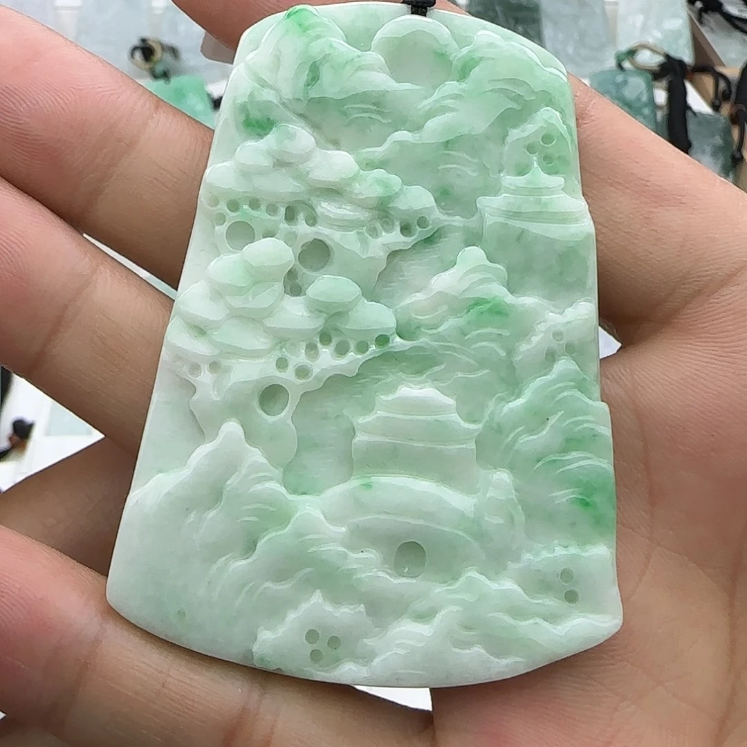 翡翠未镶嵌颈饰翡翠