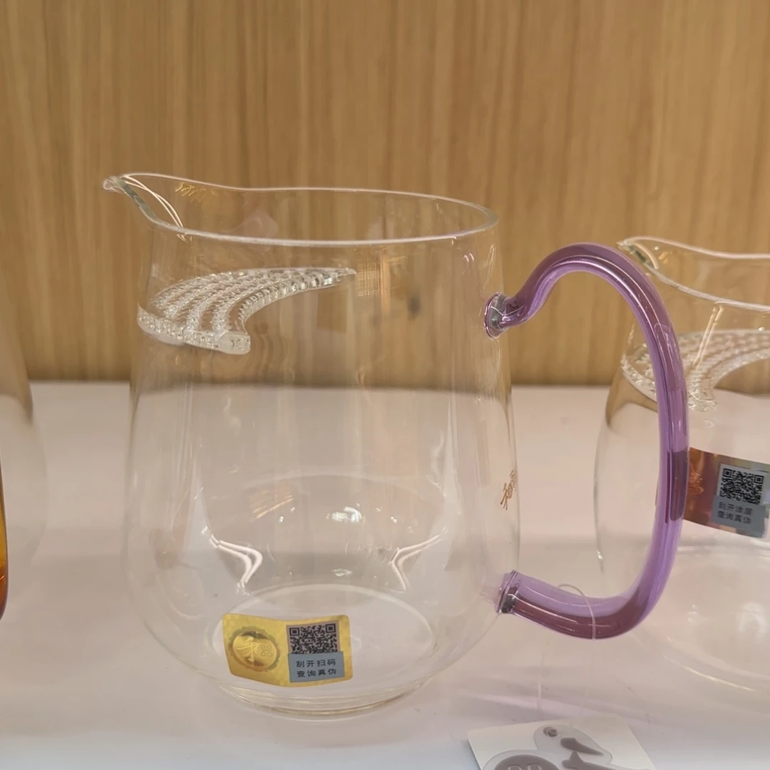 一***笑禾器丰然月牙款公道杯浅紫色