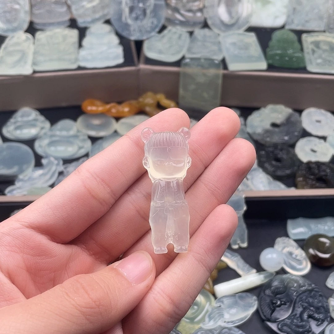 蛇纹石玉吊坠(赠链)未镶嵌