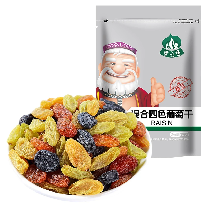 蜜之番混合四色葡萄干500g*1袋/2袋