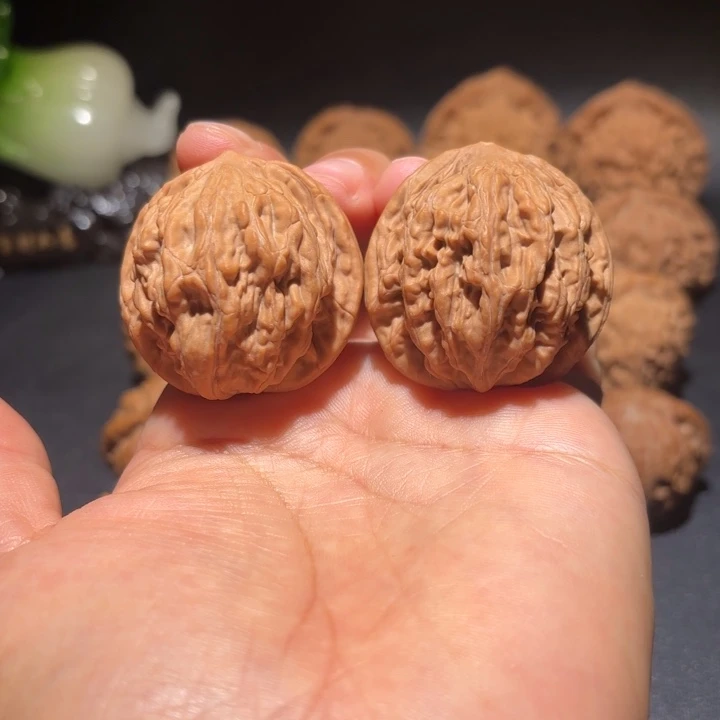 吊坠文玩核桃文玩核桃吊坠麦穗虎头38