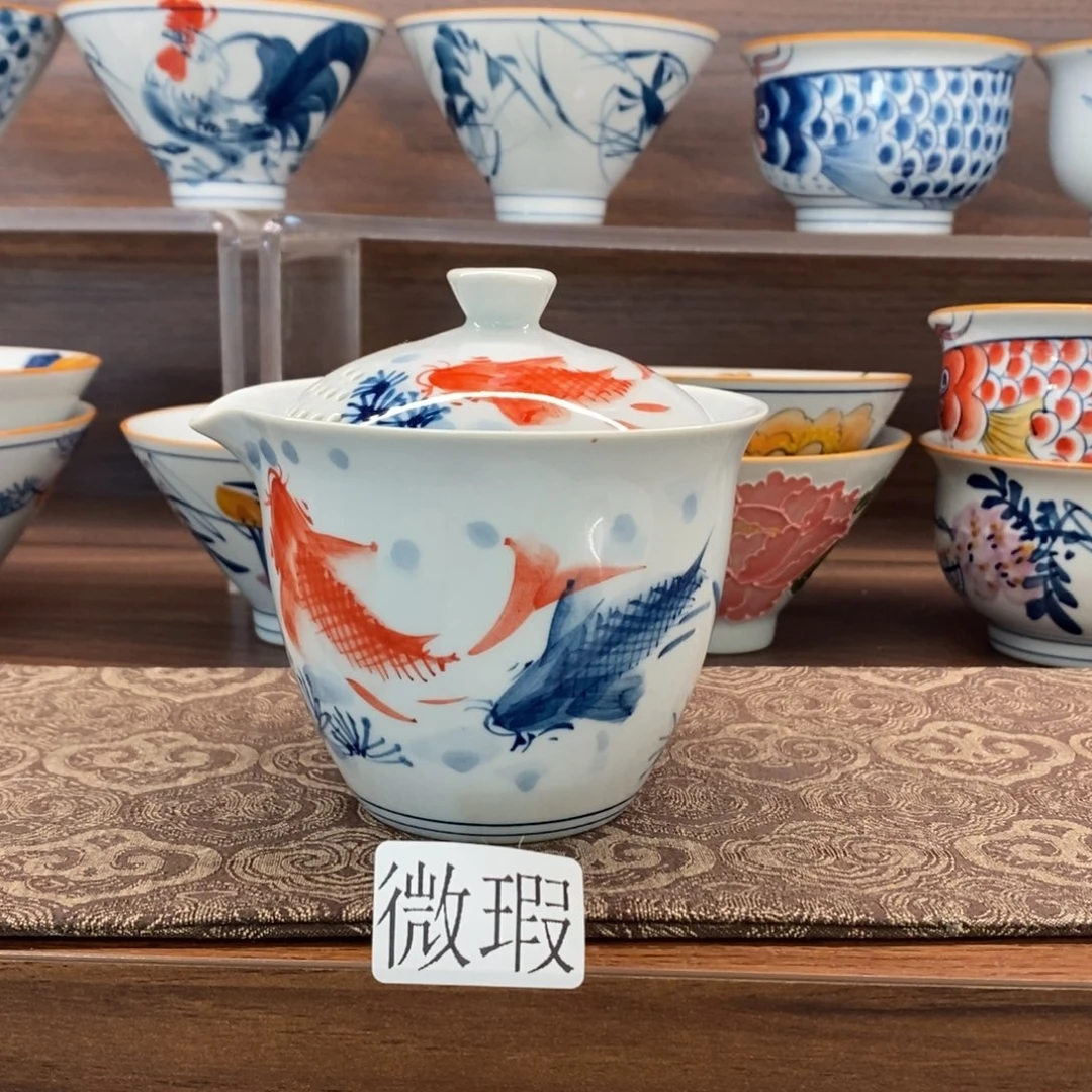 釉下彩手工绘制手工绘制