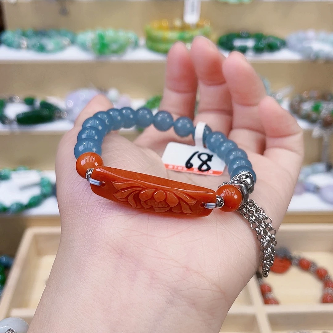 未镶嵌手链翡翠手链