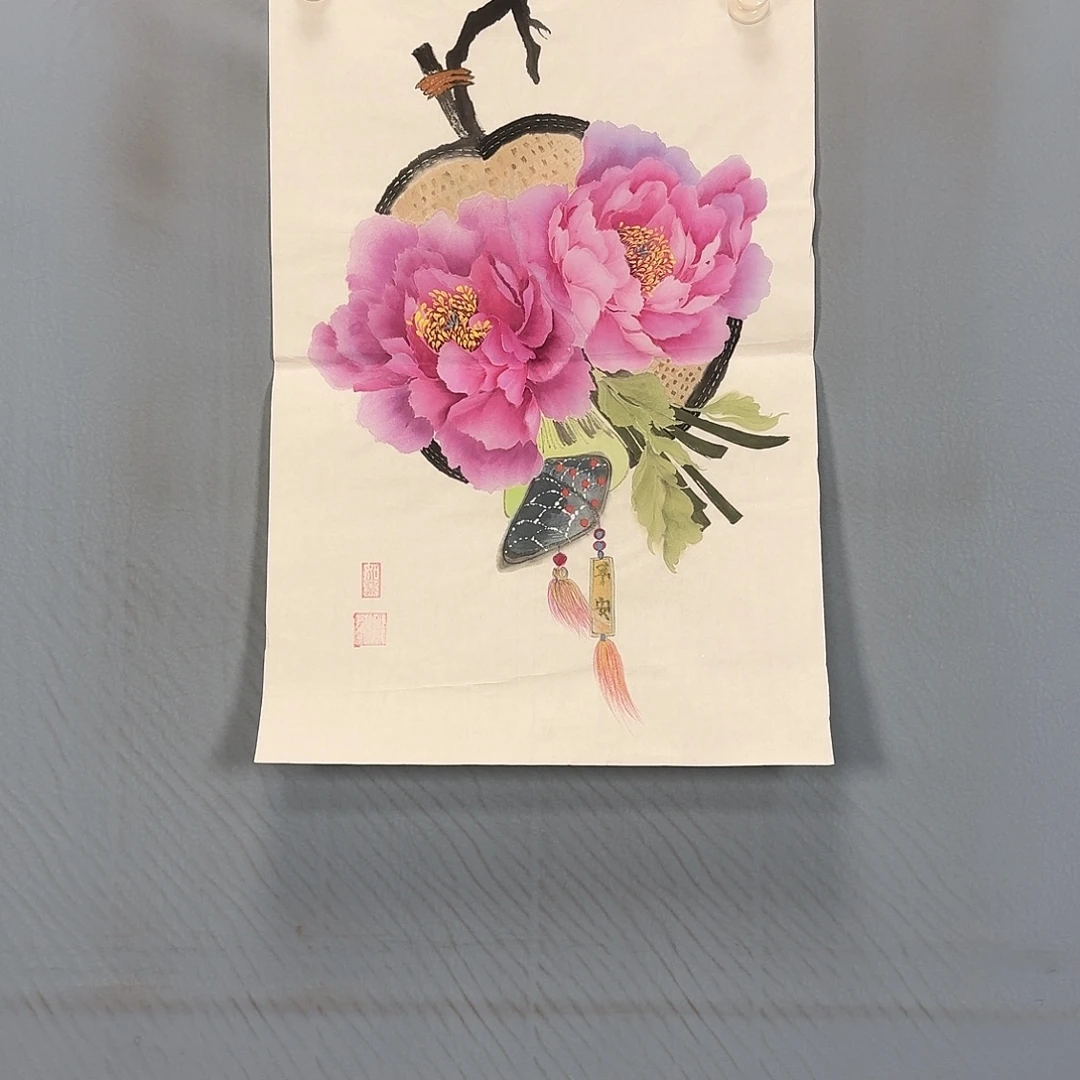 国画1737 牡丹一如您的脸颊