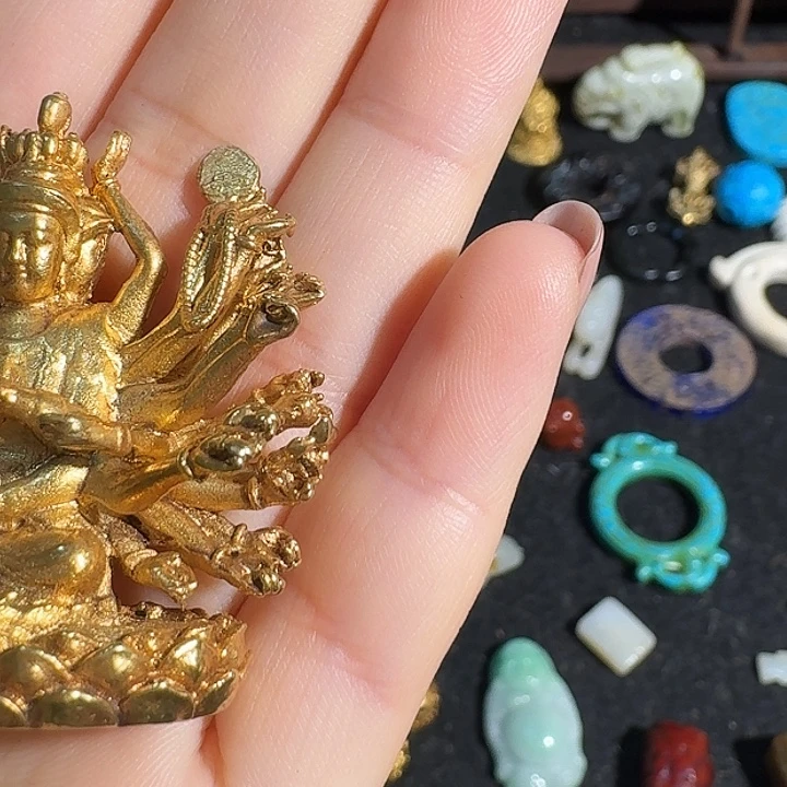 Y****铜千手摆件摆件摆件