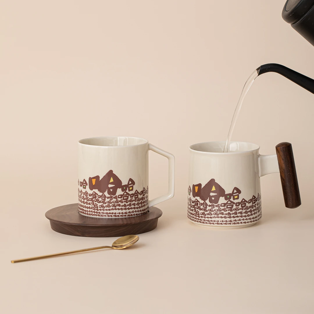 2025新款精致简约高颜值个人专用陶瓷杯马克杯水杯咖啡杯下午茶杯