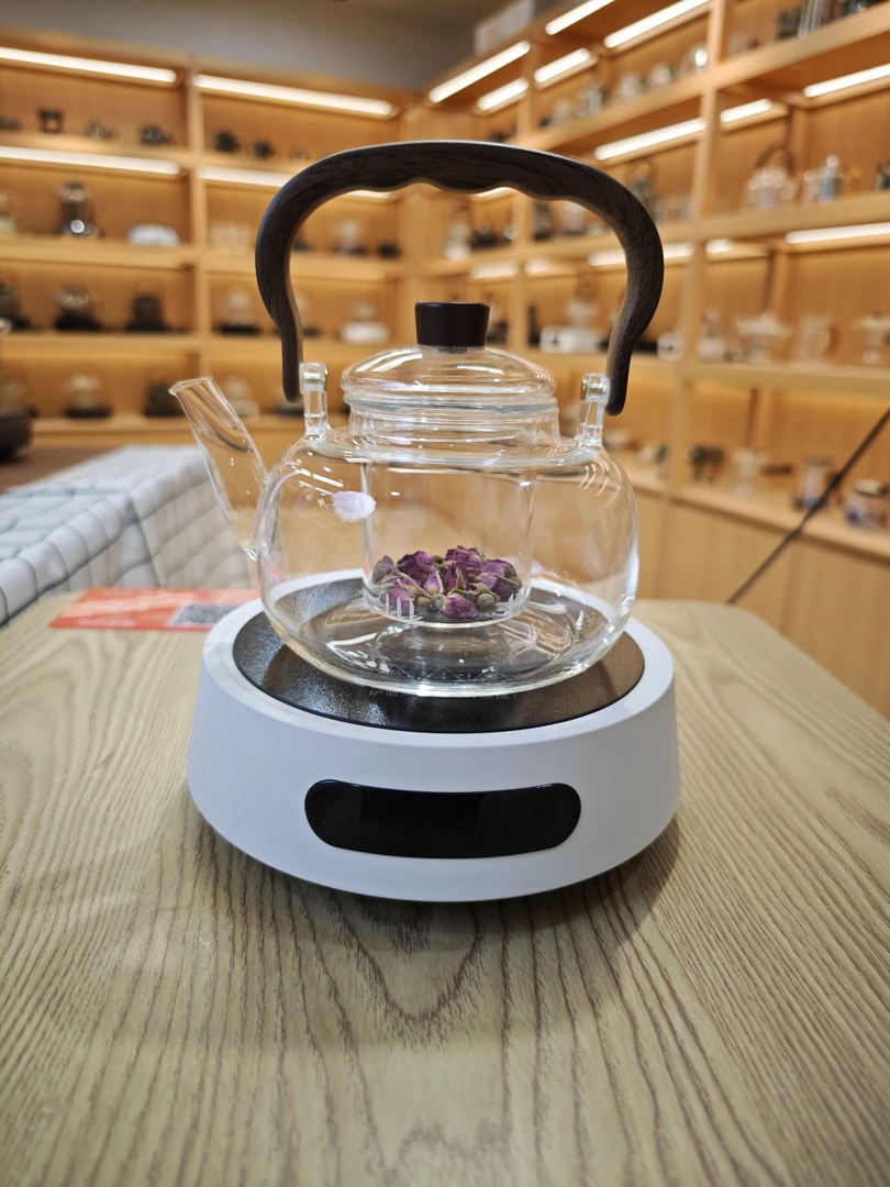 正茗堂电陶炉新款1500瓦一代烟灰色提梁壶清库存