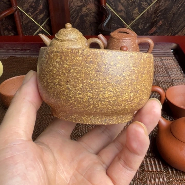 茶杯紫砂用****9黄龙山老段、全手工