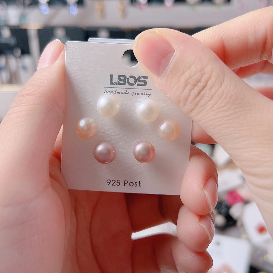 琉璃纯铜合金耳环的