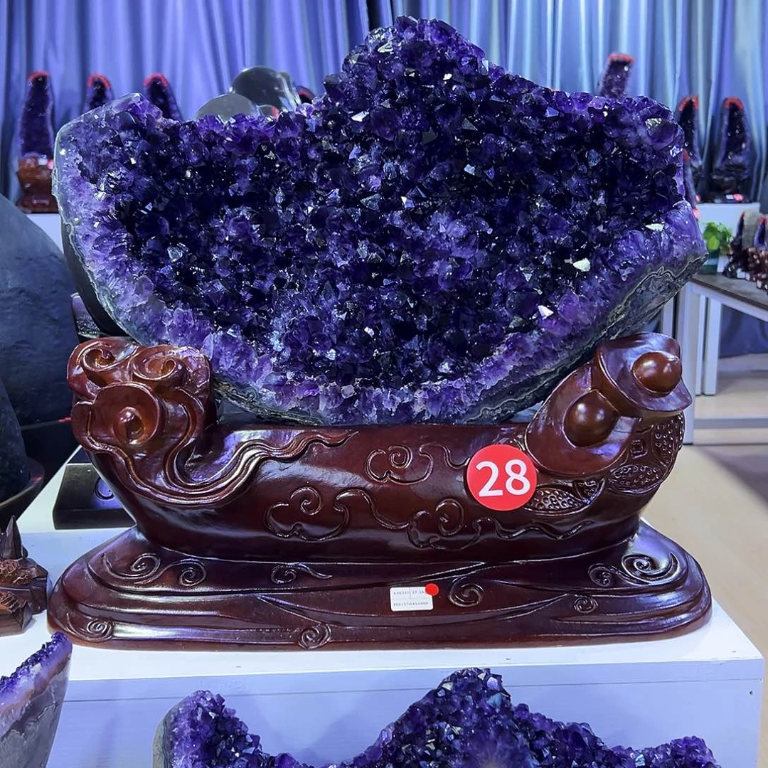 大型摆件（非配饰）紫晶未镶嵌