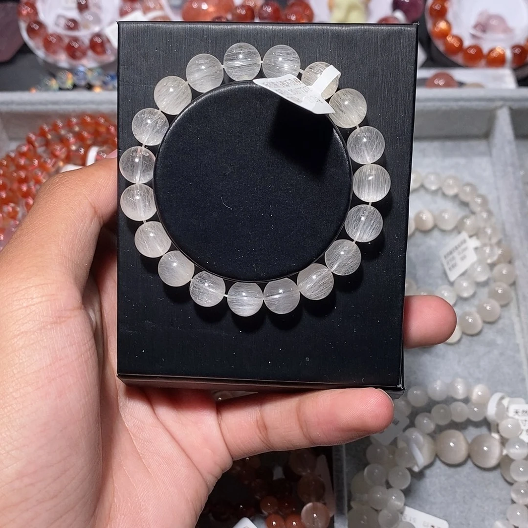 等***等手串未镶嵌水晶白兔毛z