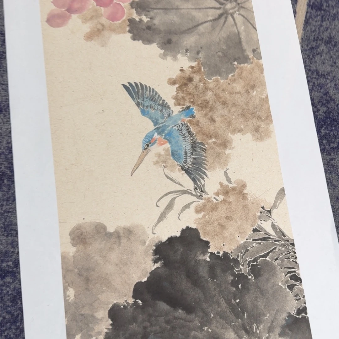 国画国画作品山水花鸟