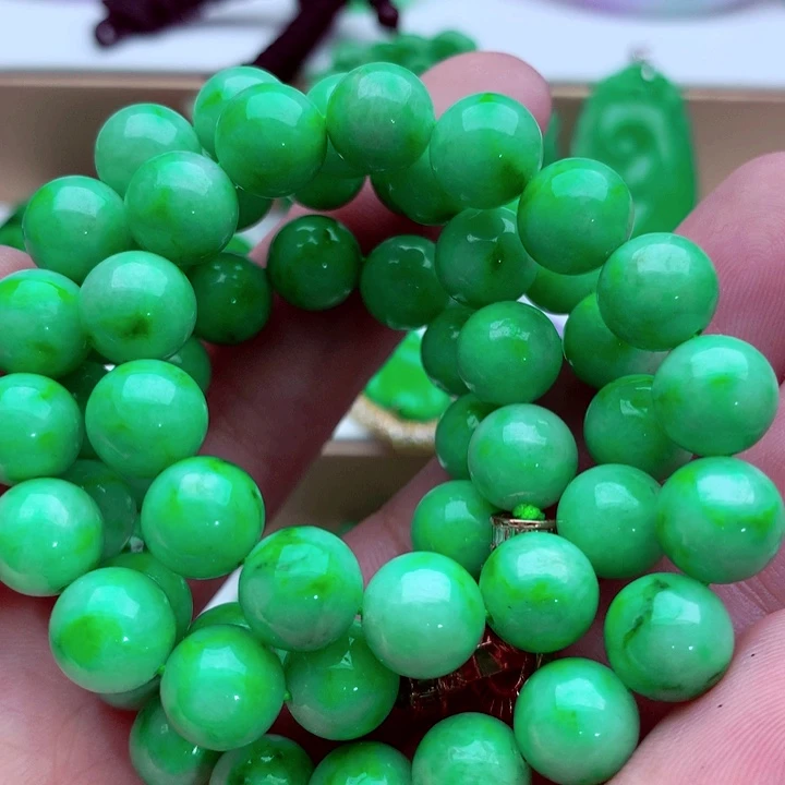 翡翠未镶嵌毛衣链