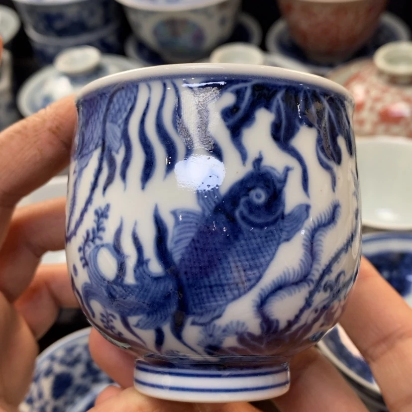 【闪购商品】景德镇青花主人杯