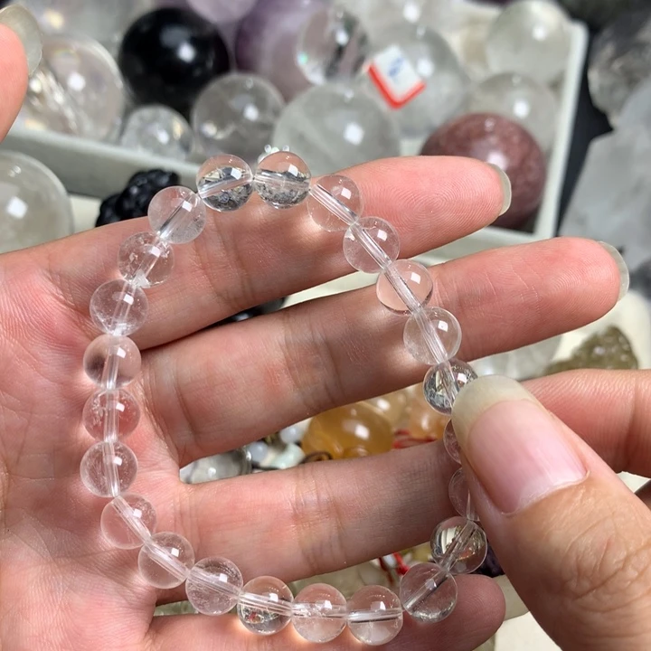 白水晶手链手串手链