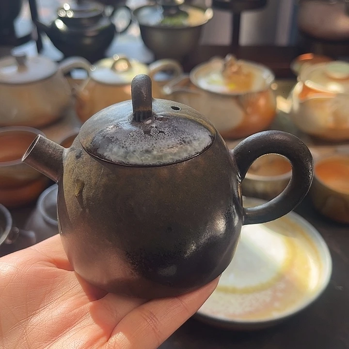 适***常茶盏柴烧茶具柴烧茶具