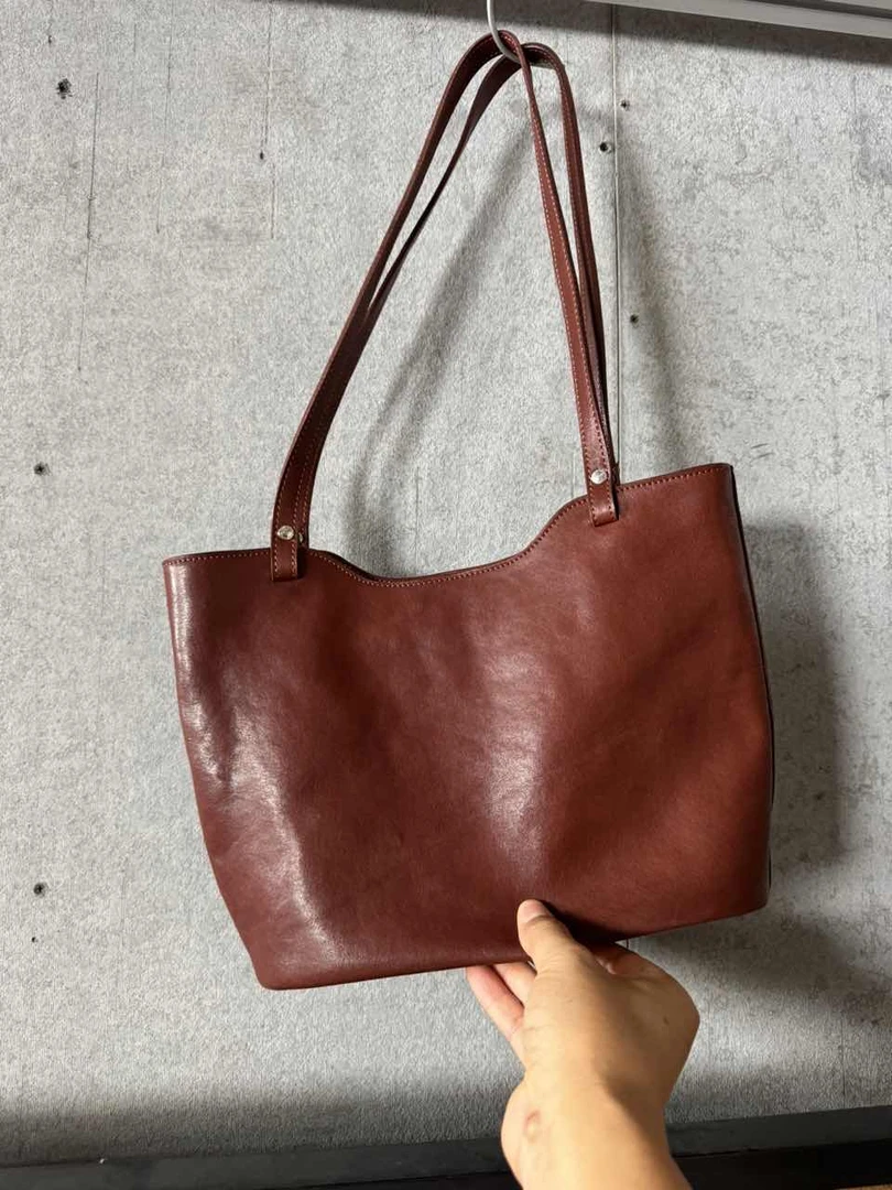 【阿风高端体验】植鞣头层牛皮进口托特包 0039 【简爱】