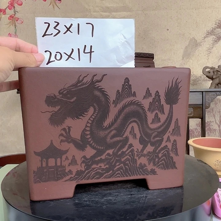 紫砂花盆宜兴紫砂