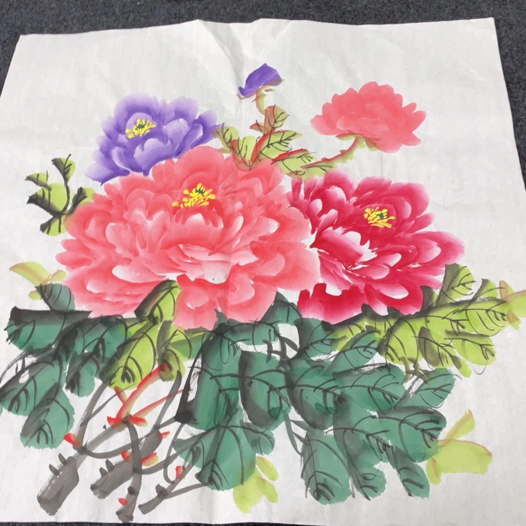 国画国画作品画心一张