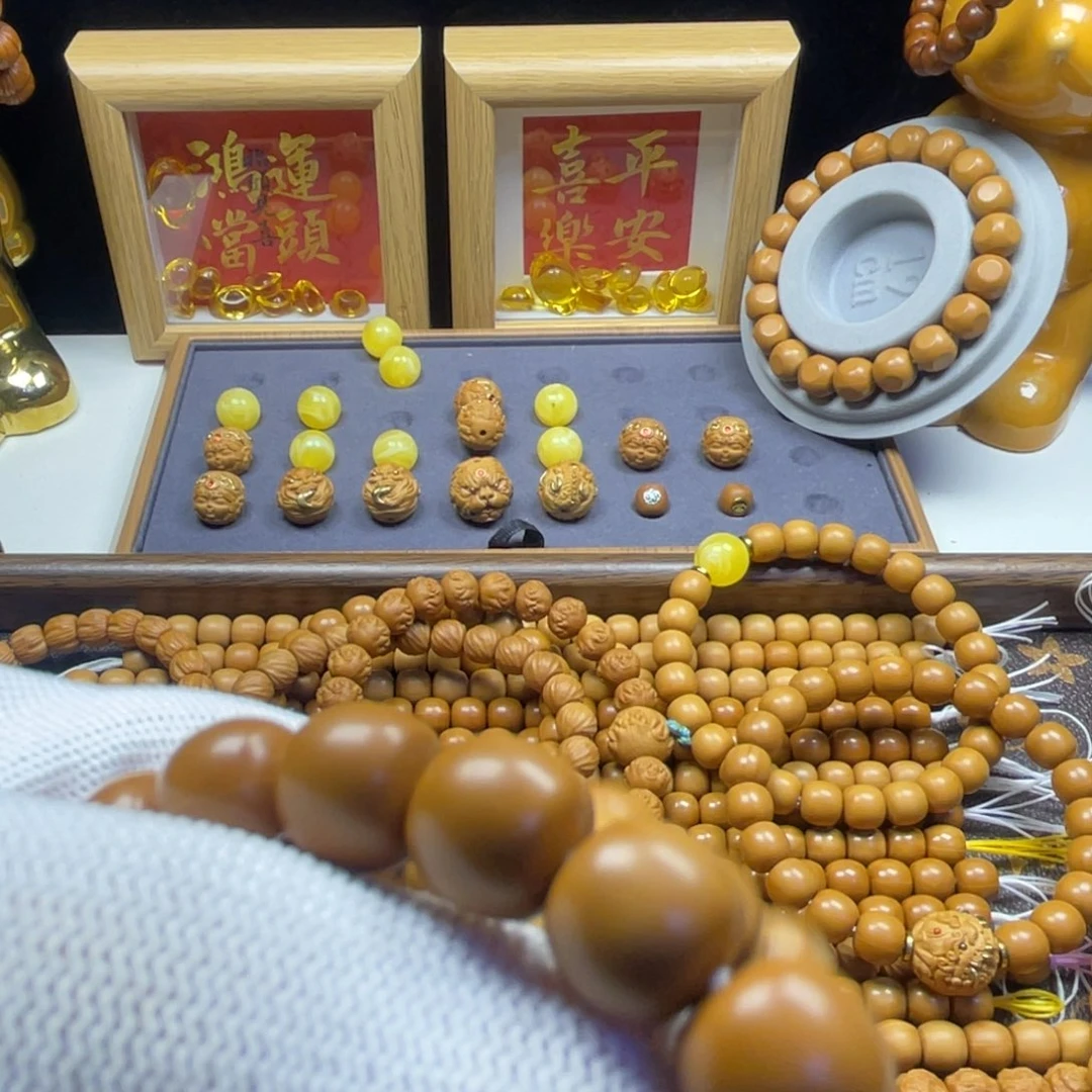 哈***哒吊坠猴头核桃小馒头金精品