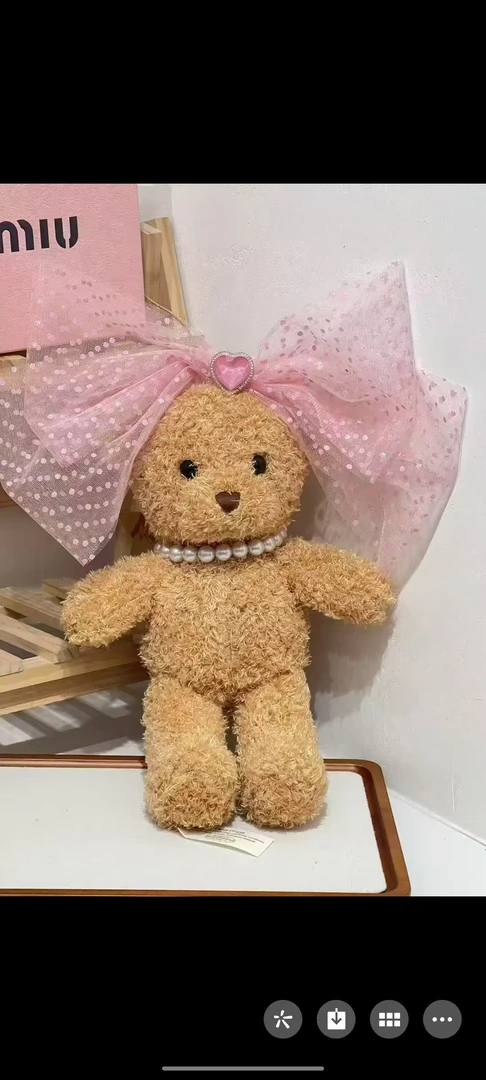 小熊发夹好看好看