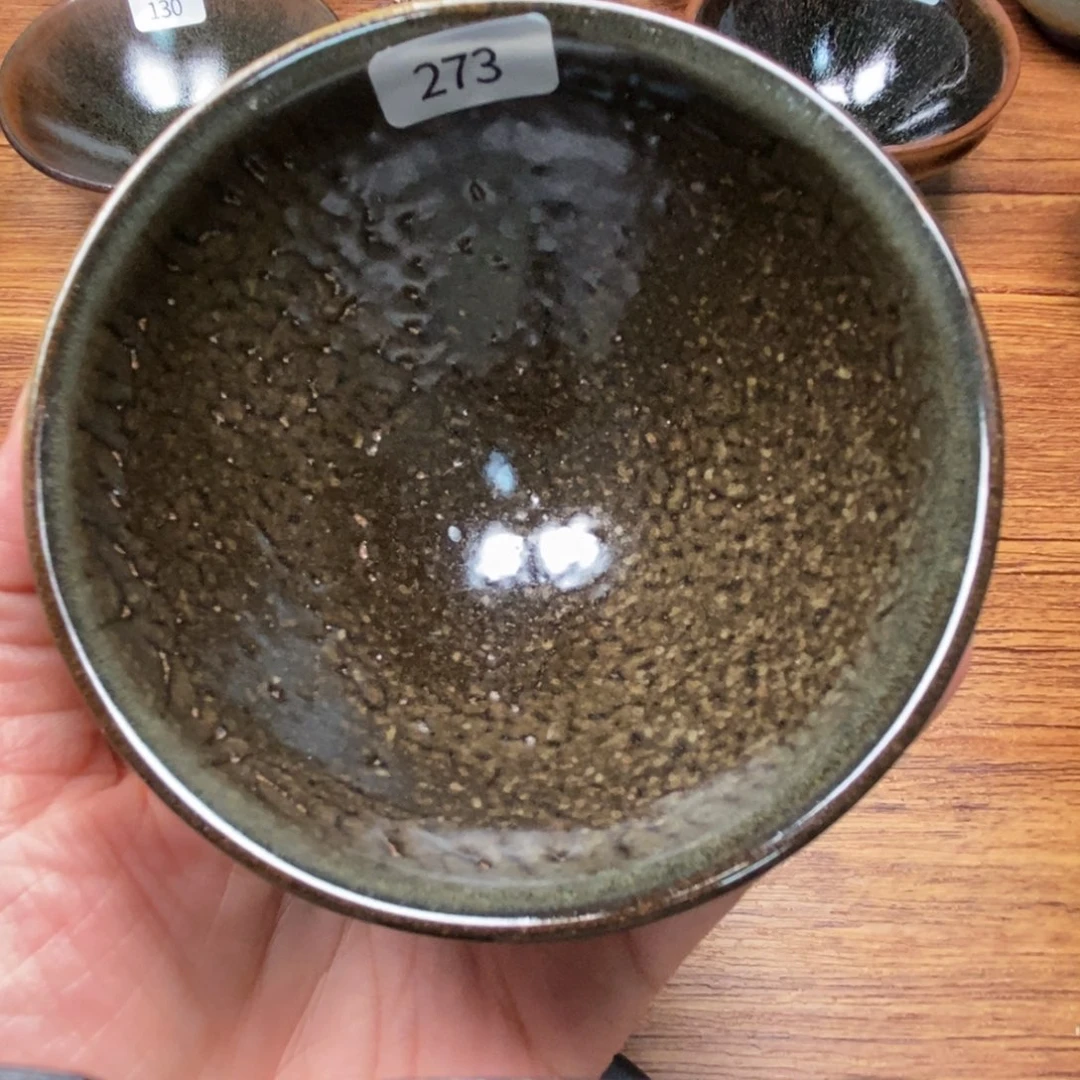 柴烧建盏茶盏茶杯273