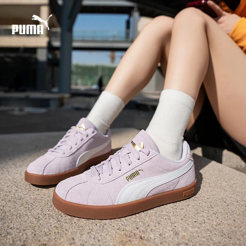 【美式学院风】PUMA彪马板鞋女鞋粉色薄底T头鞋运动鞋低帮复古休闲