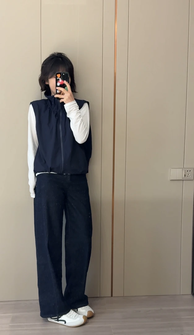 苏晨 巨显瘦百搭时髦镰刀牛仔裤长裤