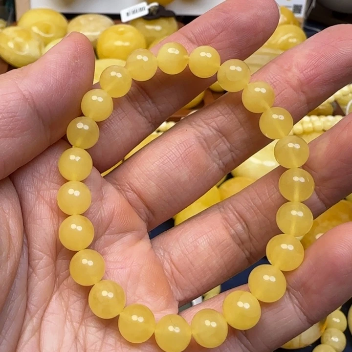 蜜蜡未镶嵌颈饰天然蜜蜡
