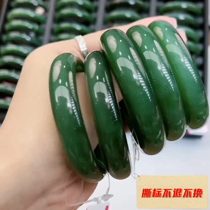 【春日珠宝】菲菲珠宝好*和田玉手镯-多样性发一