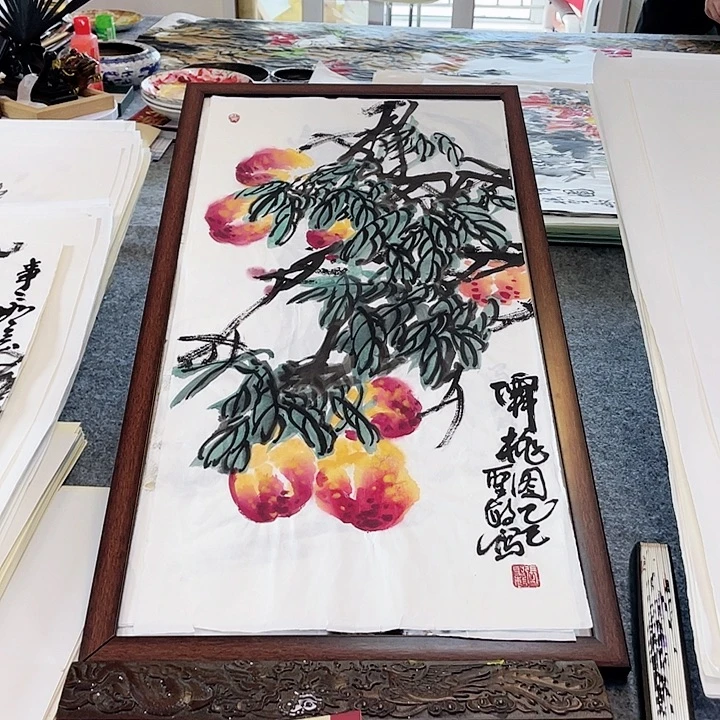 国画张圣敏先生纯手绘作品