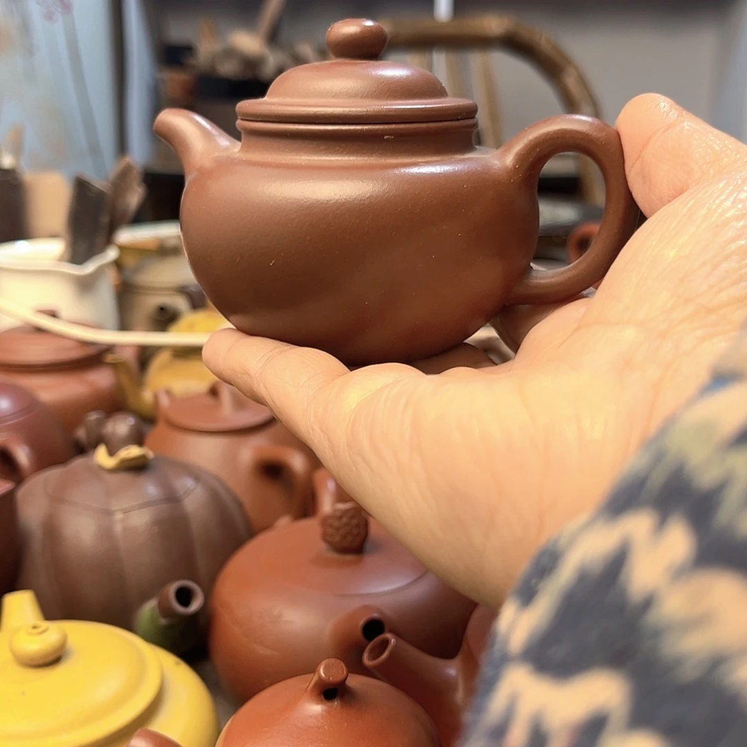 紫砂茶壶全手工制作和半手工制作