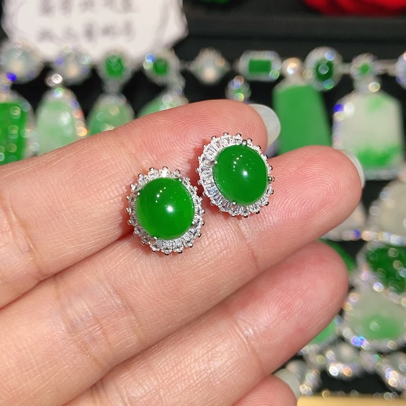 【闪购商品】未镶嵌翡翠耳饰天然翡翠